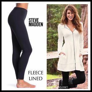 Black Fleece Lined Leggings A3c 